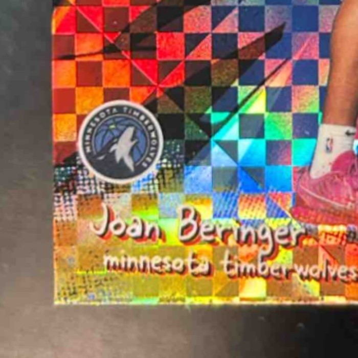2025-26 Topps Finest Joan Beringer First X-Fractor RC Minnesota Timberwolves - Sports Cards