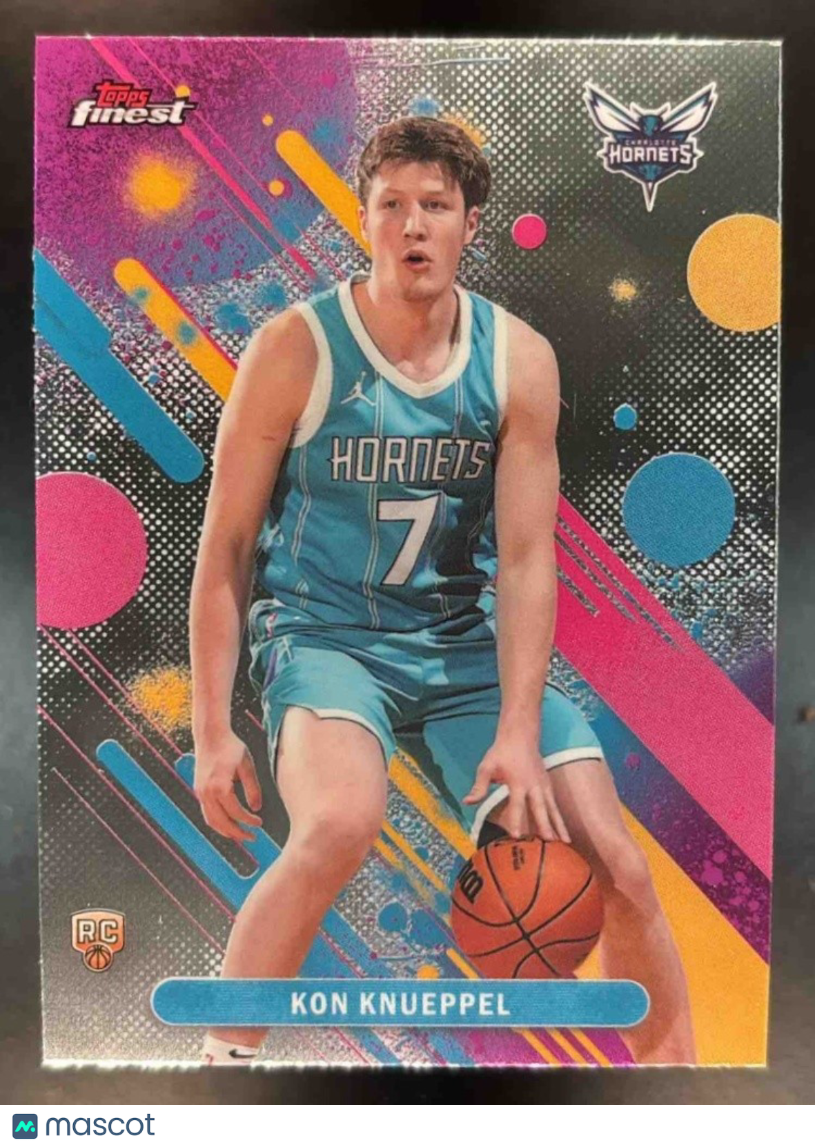 2025-26 Topps Finest Kon Knueppel #4 RC Charlotte Hornets - Sports Cards