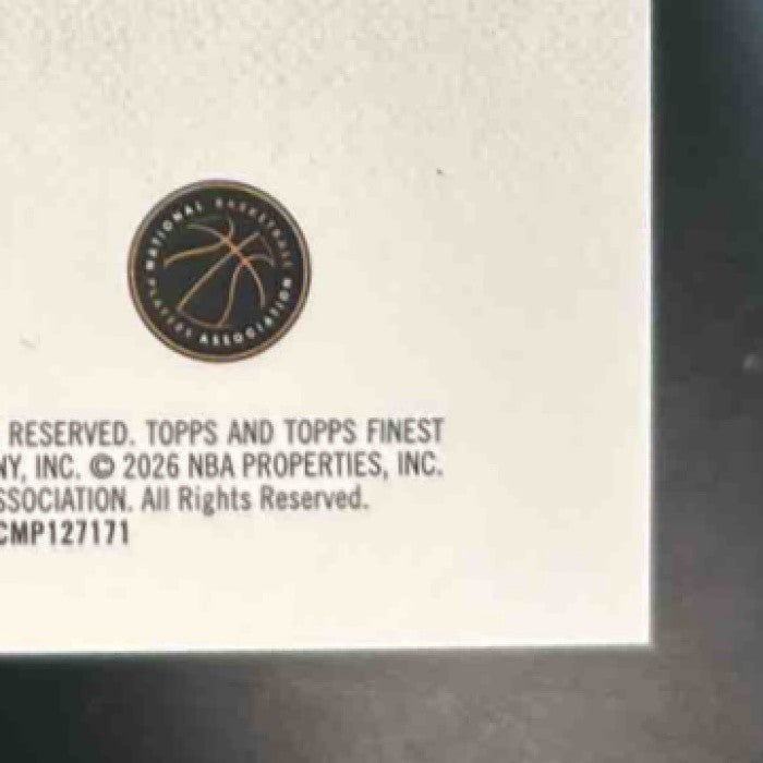 2025-26 Topps Finest Nic Claxton Sky Blue Refractor /350 #24 Brooklyn Nets - Sports Cards