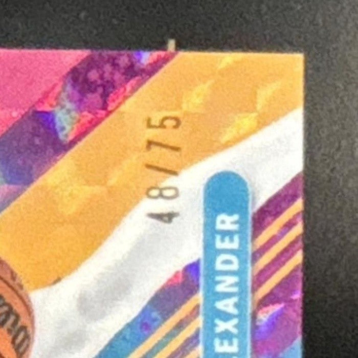 2025-26 Topps Finest Shai Gilgeous-Alexander Blue Geometric /75 #66 Thunder - Sports Cards
