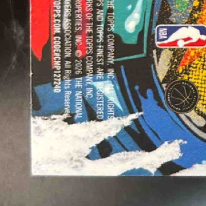 2025-26 Topps Finest Thomas Sorber First Sky Blue /150 RC Oklahoma City Thunder - Sports Cards