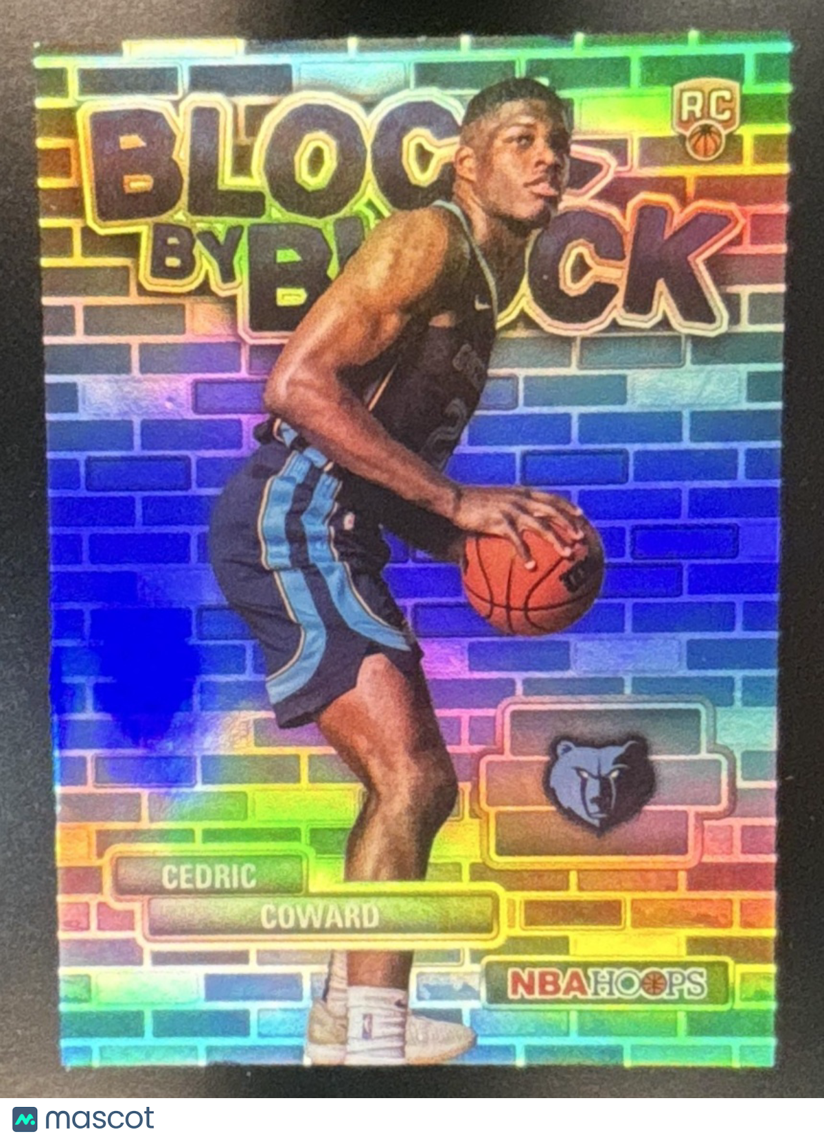 2025-26 Topps Hoops Cedric Coward Block by #BYB-11 RC SSP Memphis Grizzlies - Sports Cards