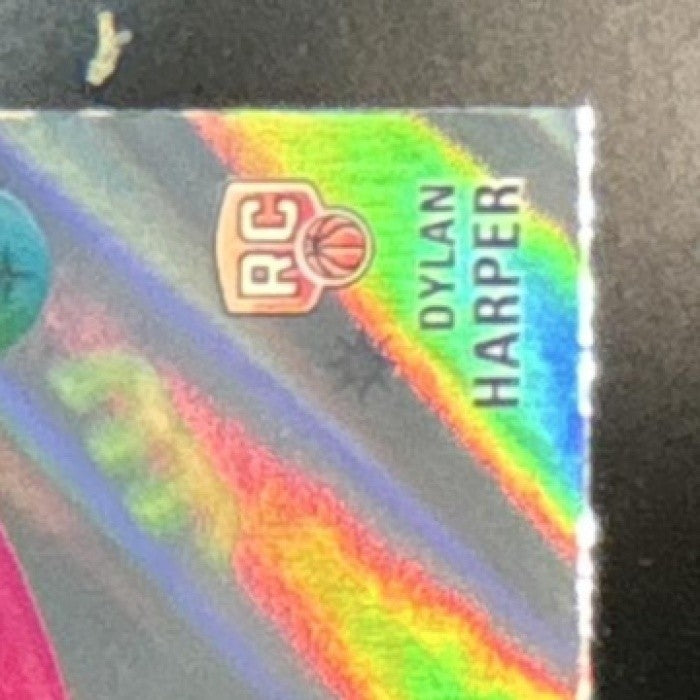 2025-26 Topps Hoops Dylan Harper Bounce House Rainbow Foil RC San Antonio Spurs - Sports Cards