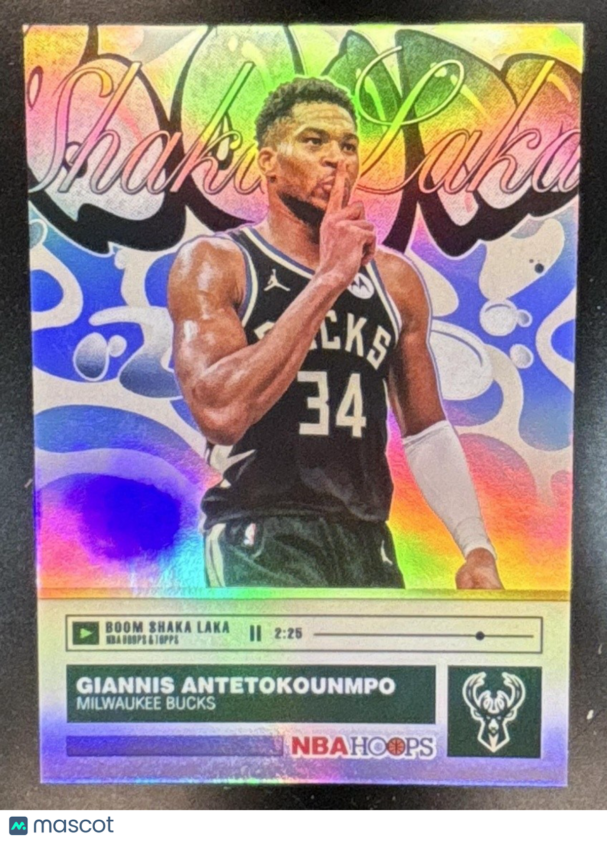 2025-26 Topps Hoops Giannis Antetokounmpo Boom Shaka Laka #BO-4 SSP Bucks - Sports Cards