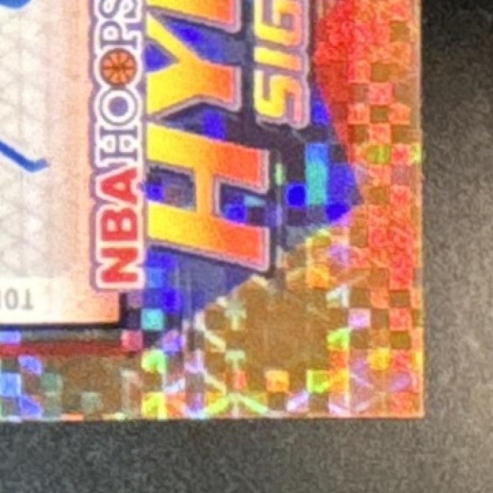 2025-26 Topps Hoops Stephon Castle Hyper Signatures Light Burst Orange /25 Auto - Sports Cards