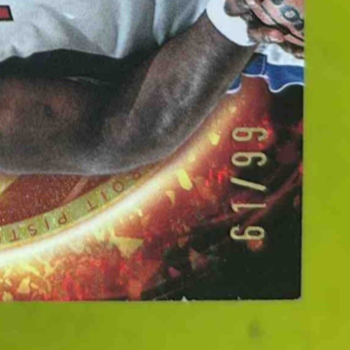 2025-26 Topps Jalen Duren Swish and Stitch Relic Green Holo /99 MEM Pistons - Sports Cards