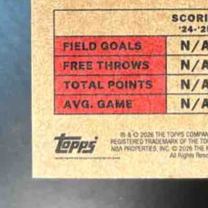 2025-26 Topps Living Cooper Flagg #11 Dallas Mavericks - Sports Cards