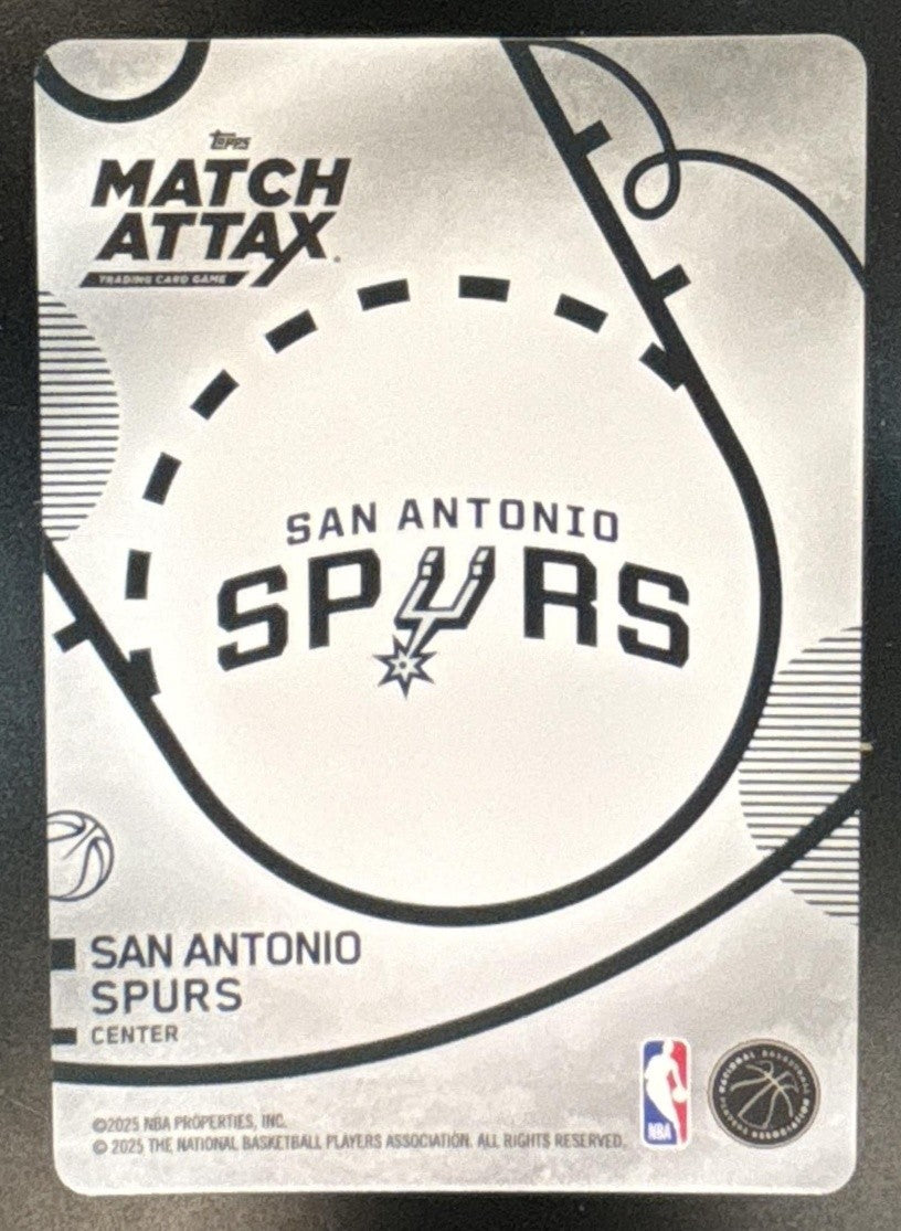 2025-26 Topps Match Attax Victor Wembanyama Hot Prospects San Antonio Spurs - Sports Cards