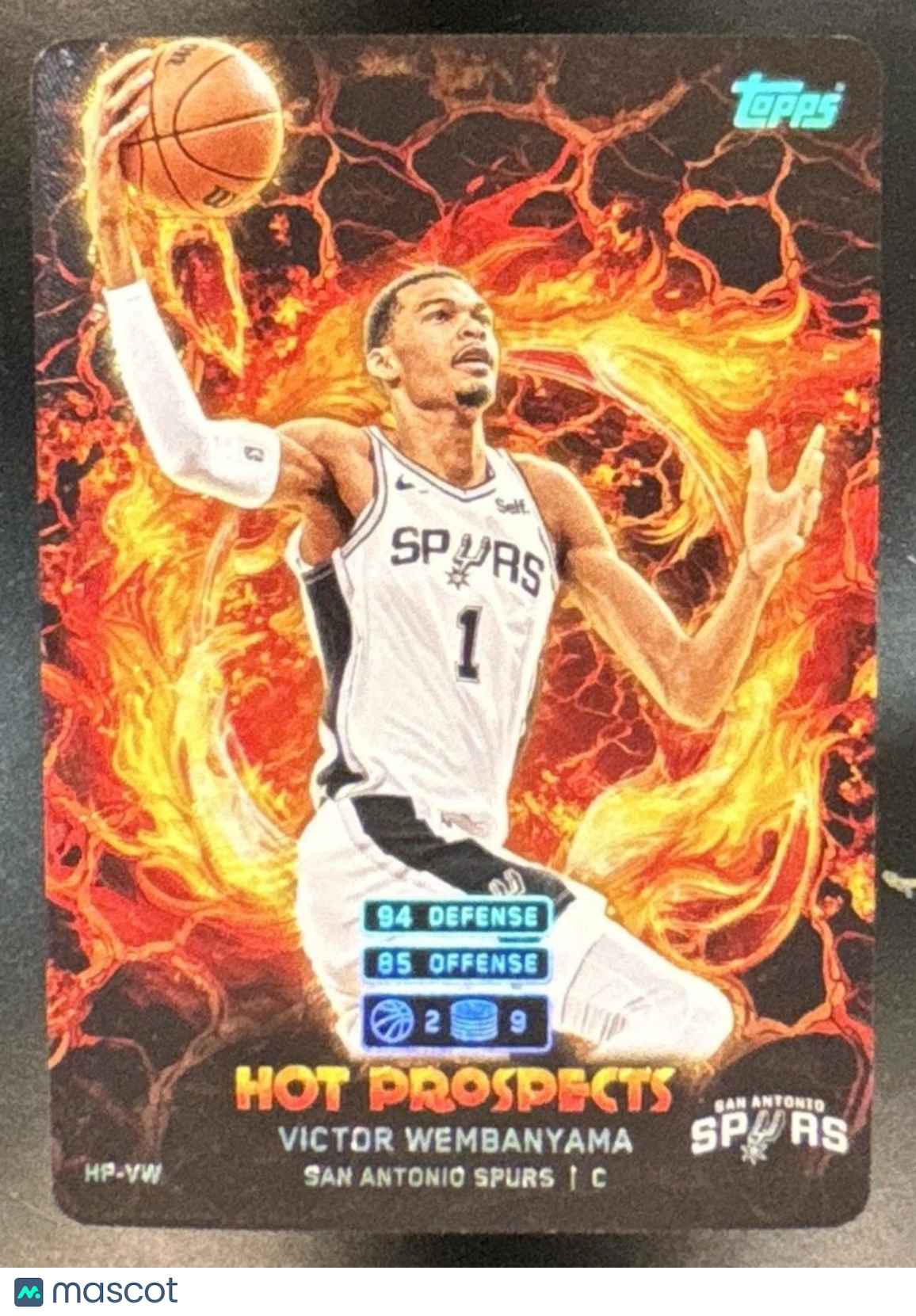 2025-26 Topps Match Attax Victor Wembanyama Hot Prospects San Antonio Spurs - Sports Cards