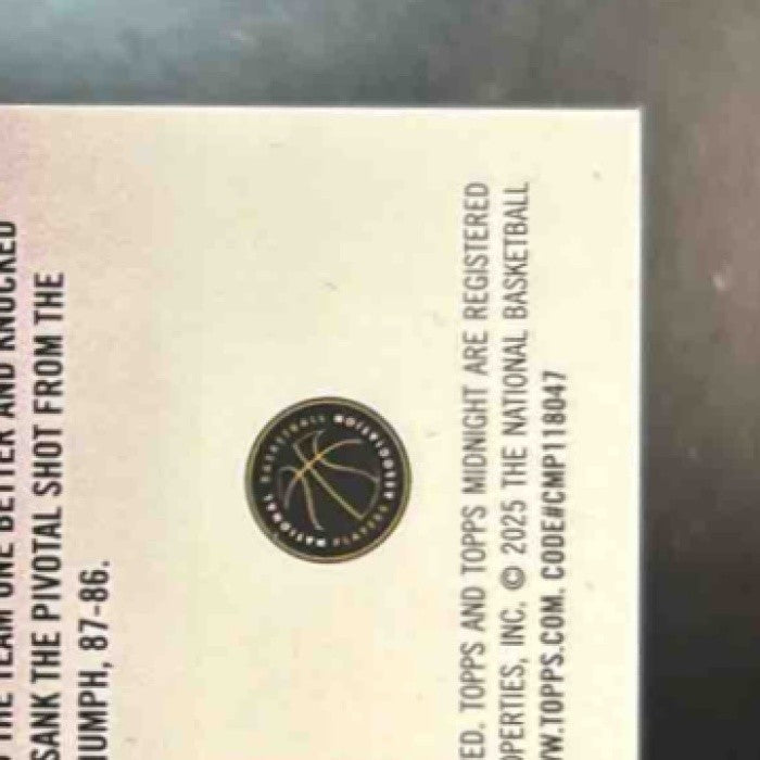 2025-26 Topps Midnight Jeremiah Fears Night Owls #NO-22 New Orleans Pelicans - Sports Cards