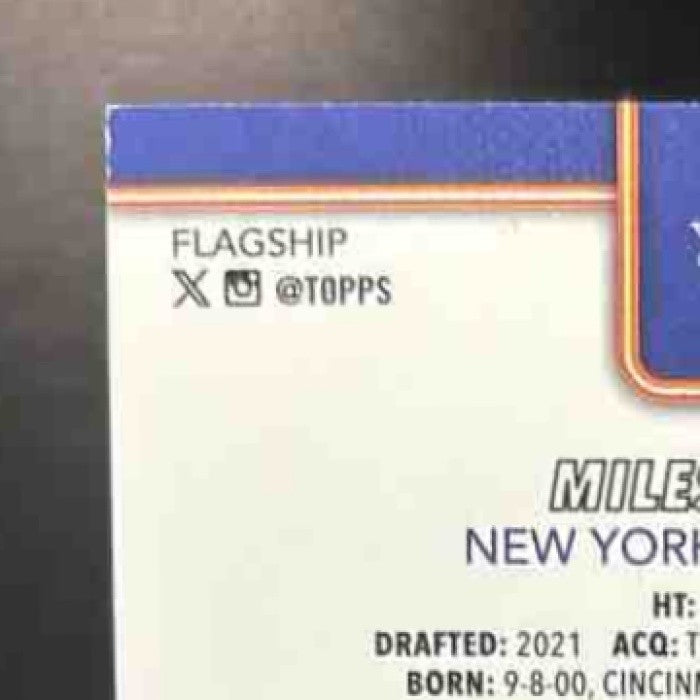 2025-26 Topps Miles McBride Wood /25 #17 New York Knicks - Sports Cards