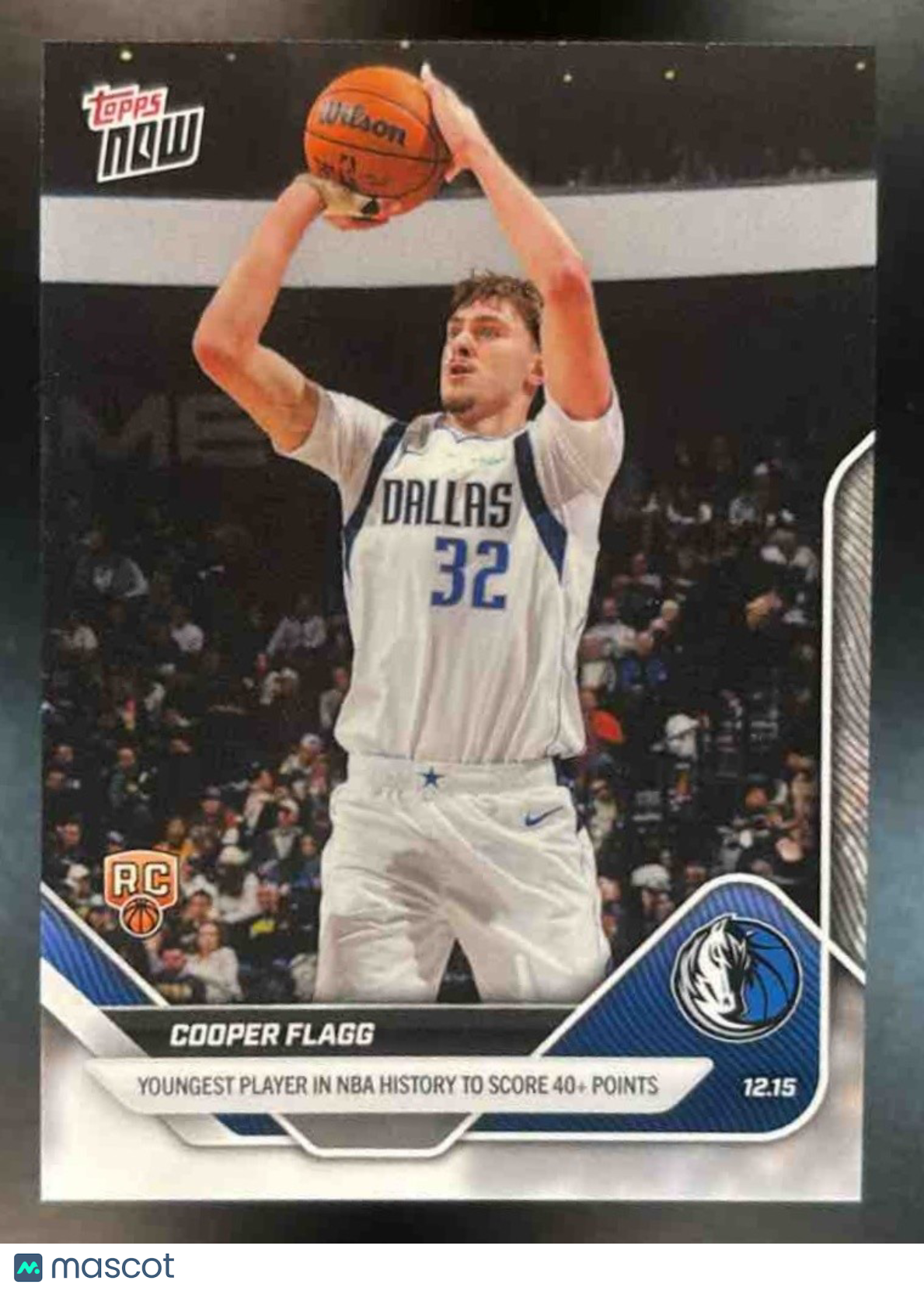 2025-26 Topps Now Cooper Flagg #86 Dallas Mavericks - Sports Cards