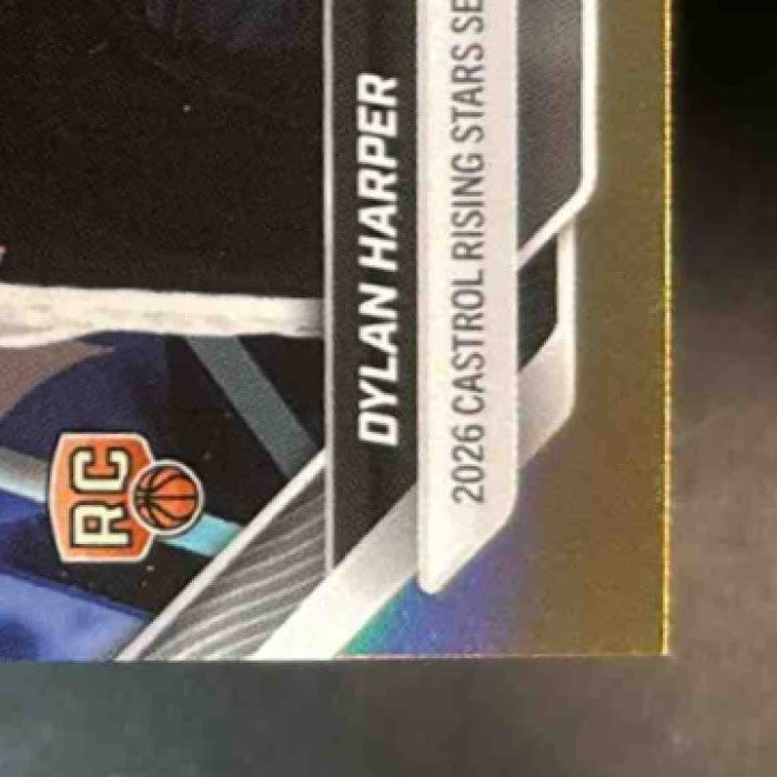 2025-26 Topps Now Dylan Harper Gold Foil /50 #7 San Antonio Spurs - Sports Cards