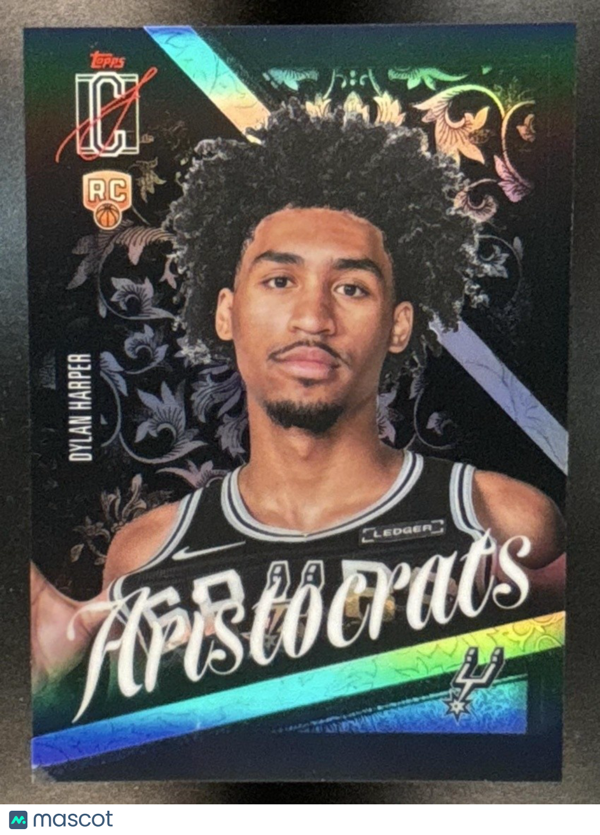 2025-26 Topps Signature Class Dylan Harper Aristocrats RC SSP San Antonio Spurs - Sports Cards