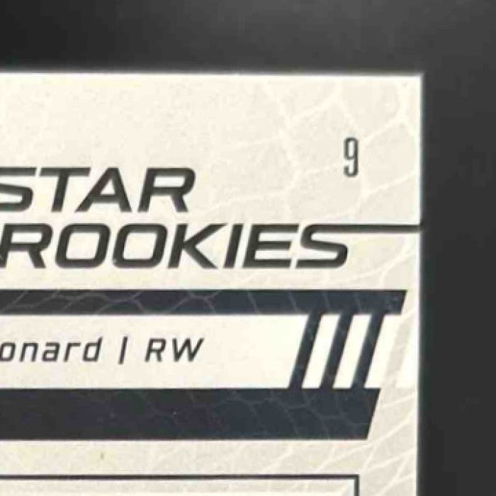2025-26 Upper Deck Star Rookies Ryan Leonard Gold /249 #9 Washington Capitals - Sports Cards