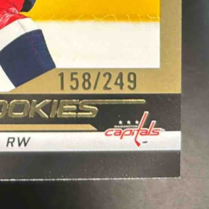 2025-26 Upper Deck Star Rookies Ryan Leonard Gold /249 #9 Washington Capitals - Sports Cards