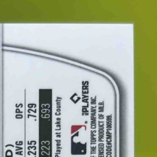 2025 Bowman Alex Mooney Chrome Auto Speckle Refractor 89/299 1st Prospect CLEV - Sports Cards