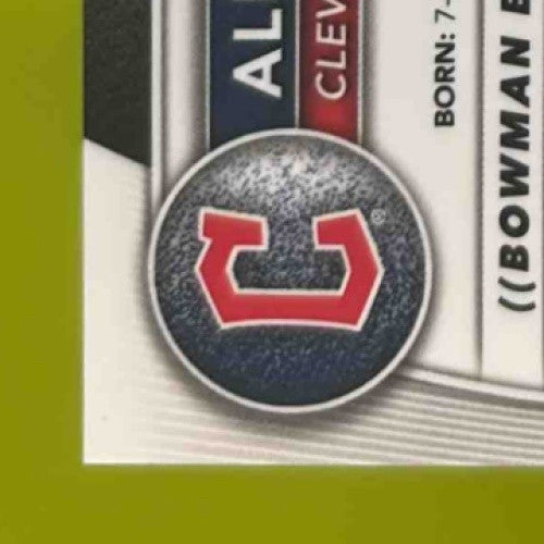 2025 Bowman Alex Mooney Chrome Auto Speckle Refractor 89/299 1st Prospect CLEV - Sports Cards