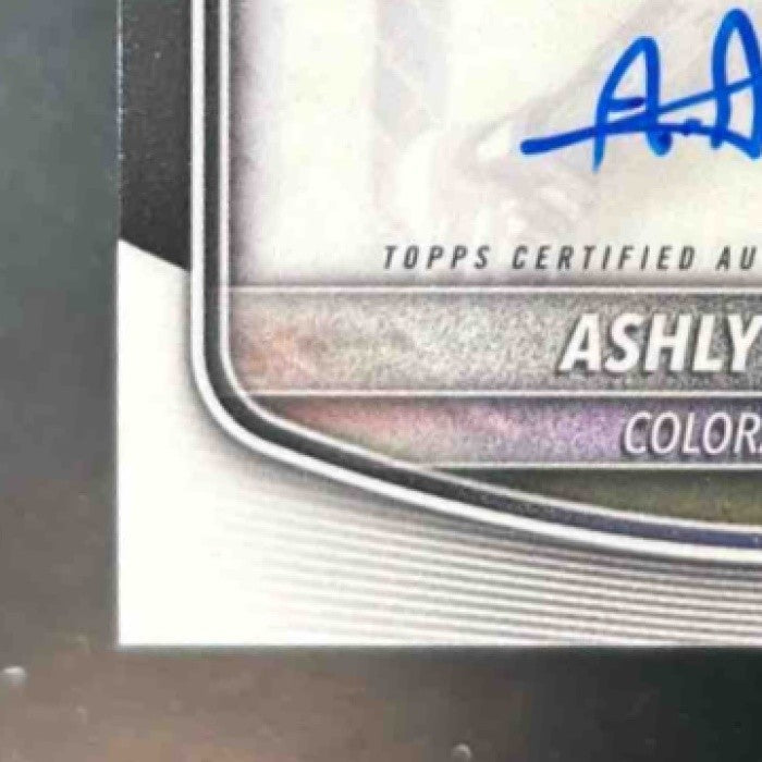 2025 Bowman Ashly Andujar Chrome Auto 1st Prospect Colorado Rockies - Sports Cards