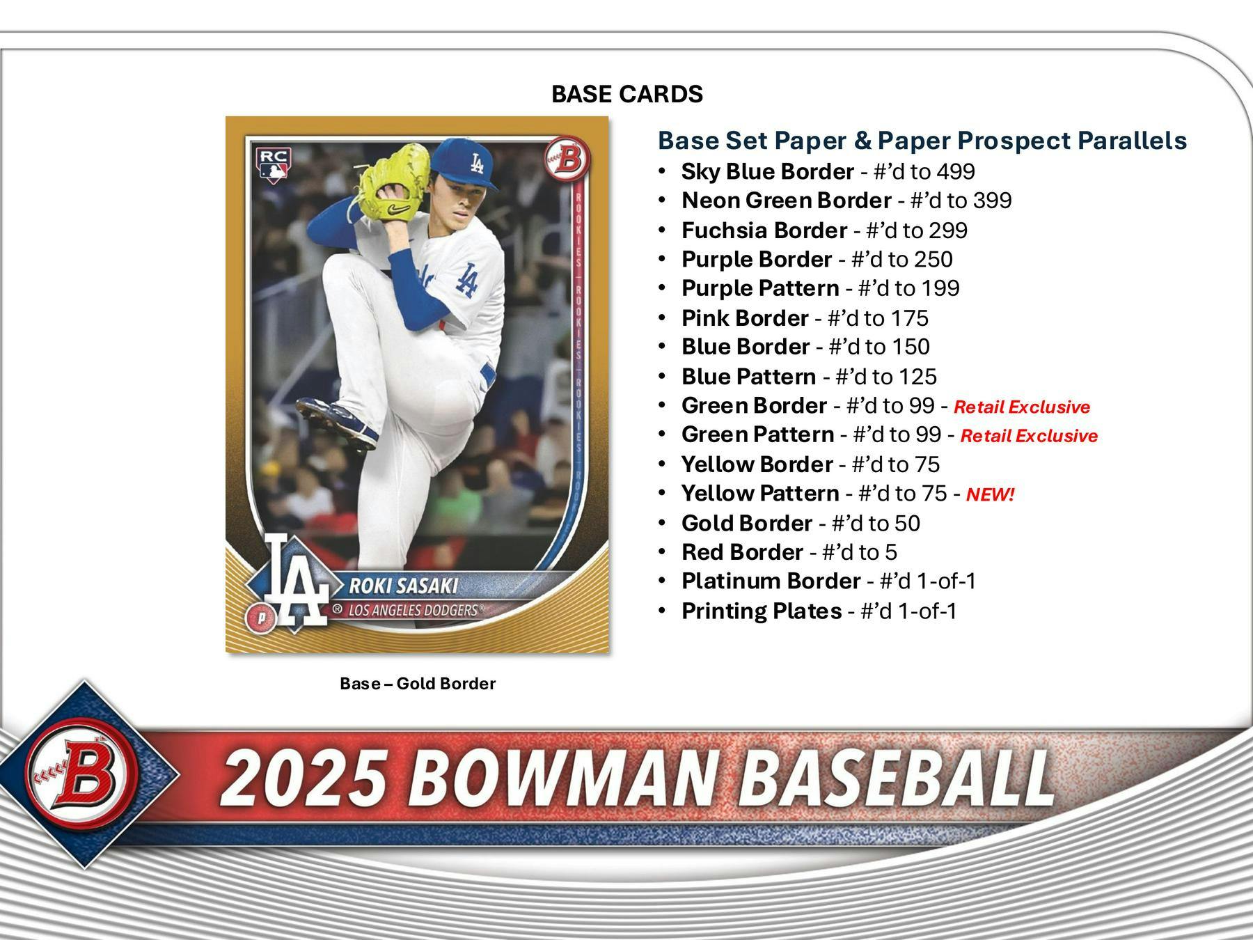 2025 Bowman Baseball Blaster Value Box (Green Parallels) - MLB Blaster Box