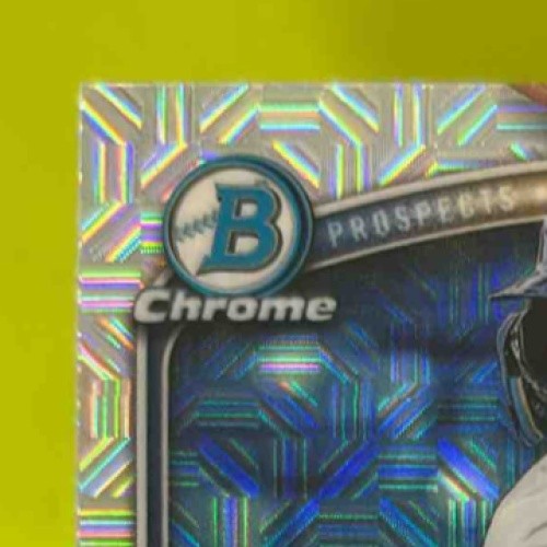 2025 Bowman Blake Mitchell Chrome Prospect Auto Mega Box Refractor Kansas City Sports Cards