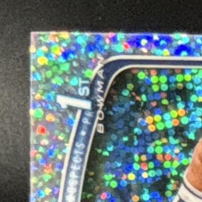 2025 Bowman Brody Hopkins Chrome Auto Speckle /299 1st Prospect Tampa Bay Rays - Sports Cards