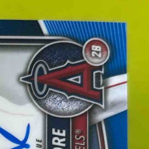 2025 Bowman Christian Moore Chrome Prospect Auto True Blue Refractor 25/150 Sports Cards