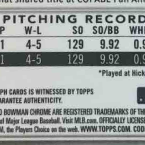 2025 Bowman Chrome Alejandro Rosario Prospect Auto HTA Choice /150 Rangers - Sports Cards