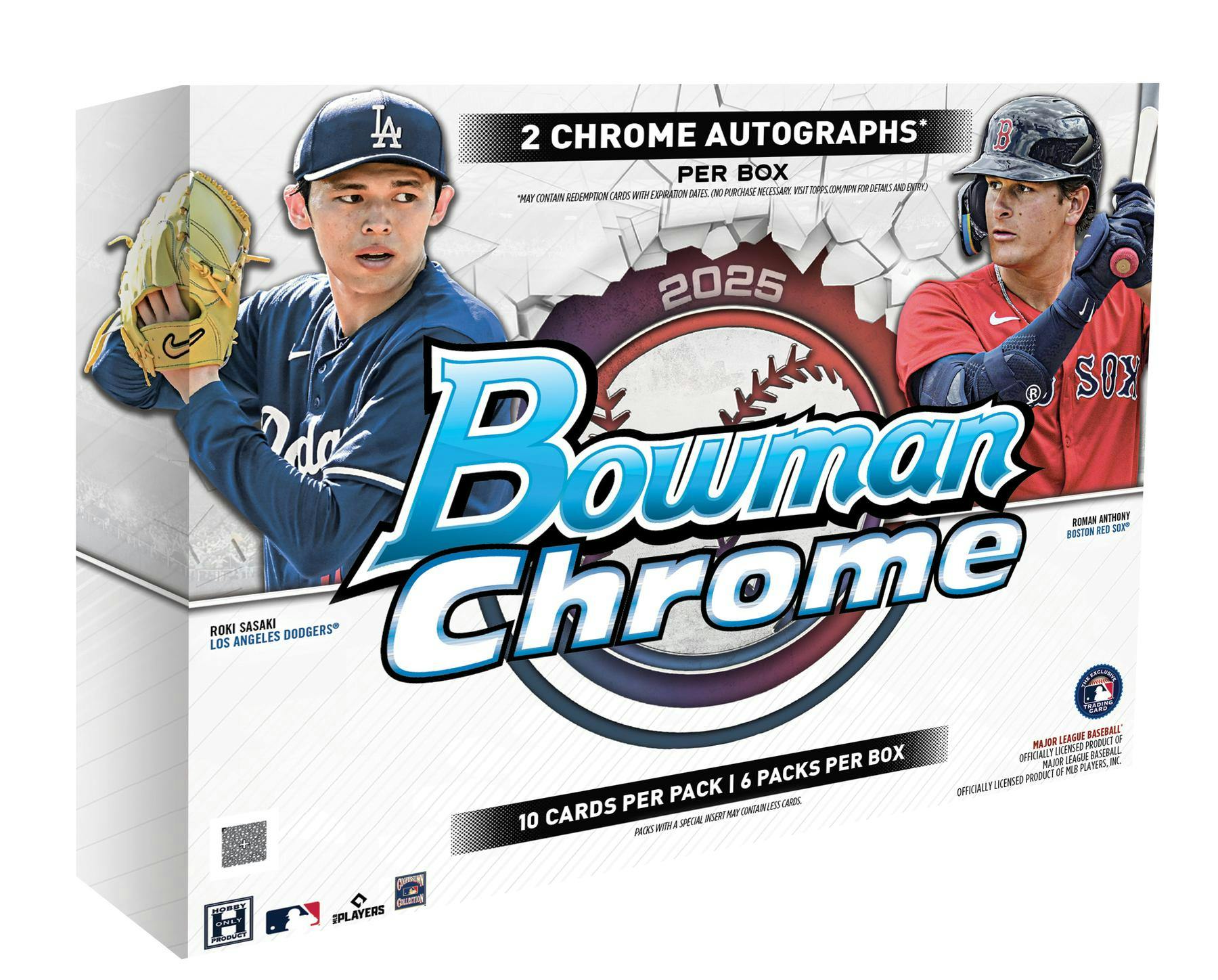2025 Bowman Chrome Baseball Hobby Box (2 Chrome Auto) Sep 23rd - MLB hobby
