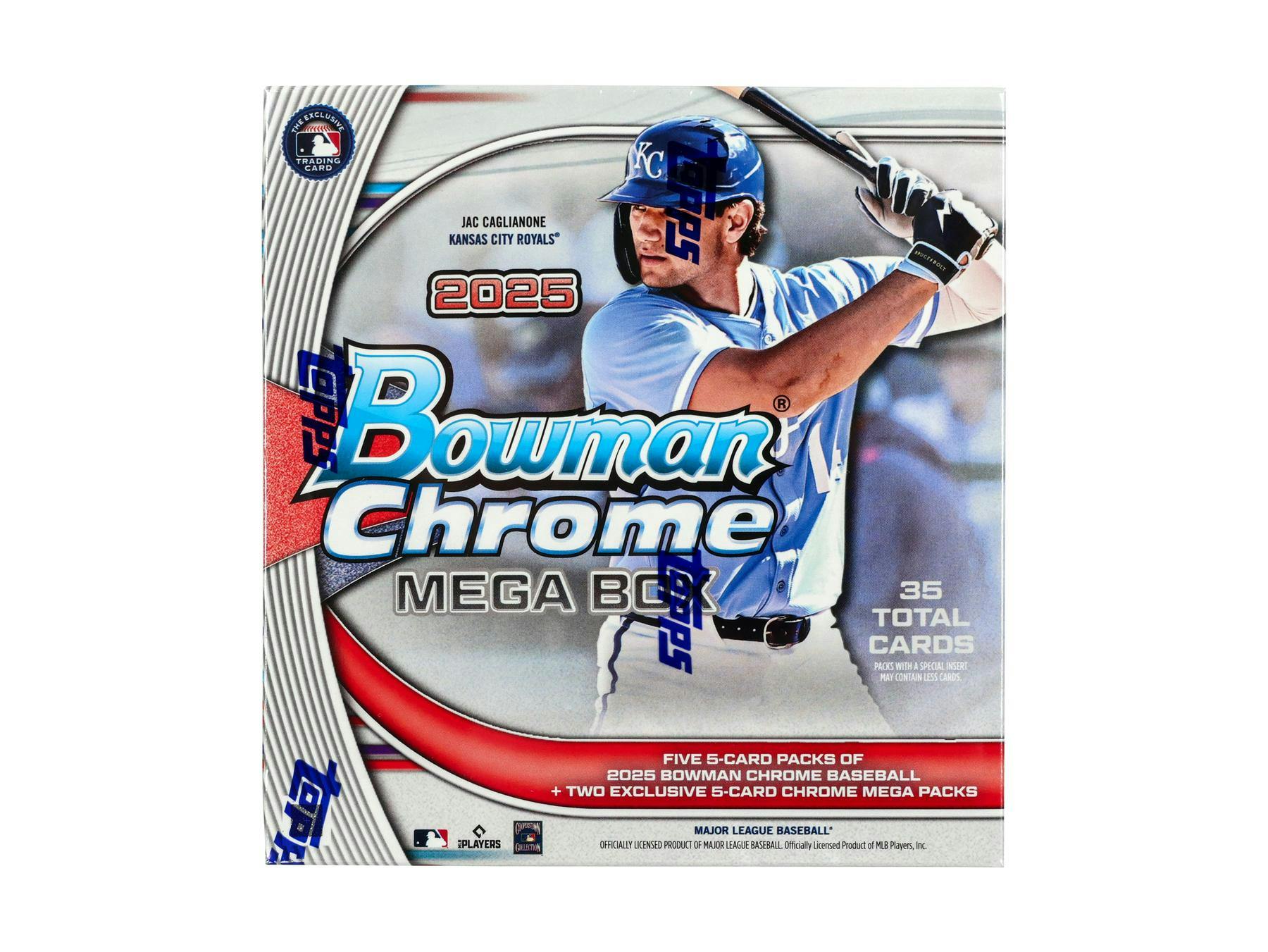 2025 Bowman Chrome Baseball Mega Box (2 Mojo Packs) - MLB hobby