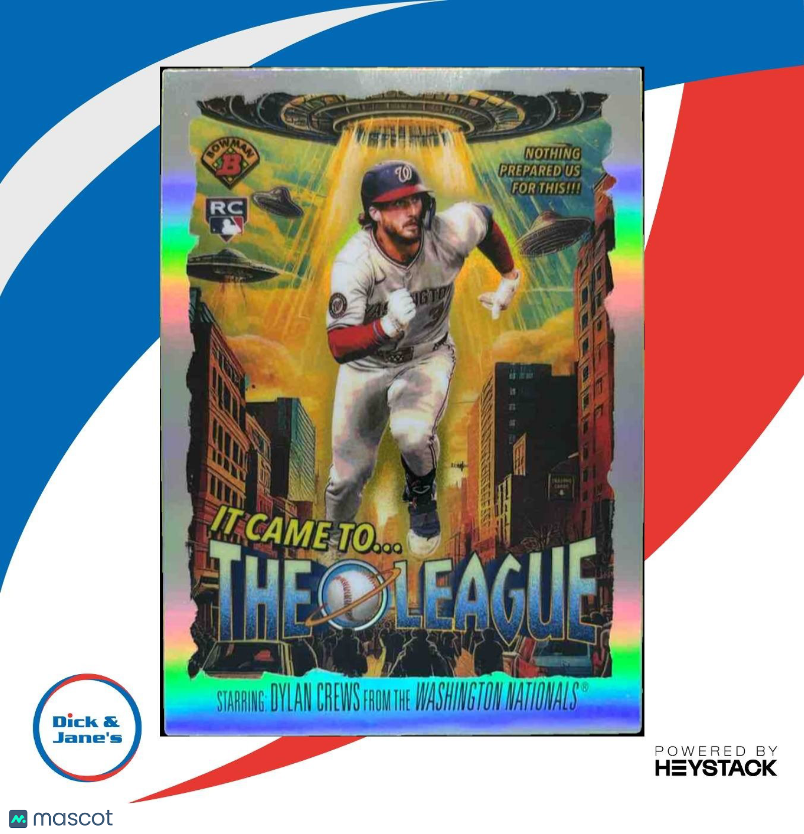 2025 Bowman Chrome Dylan Crews It Came to the League RC Washington Nationals - Sports Cards