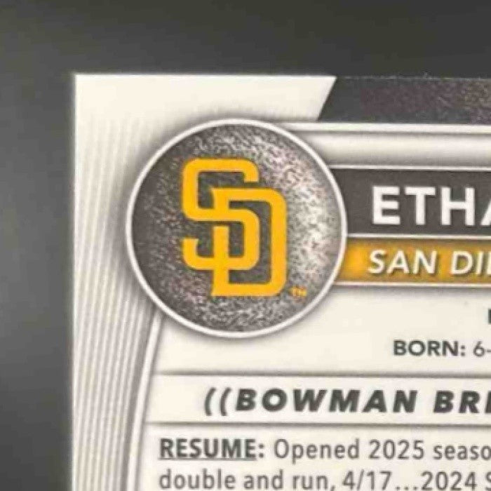 2025 Bowman Chrome Ethan Salas Prospects Fuchsia Geometric /299 #BCP-169 Padres - Sports Cards