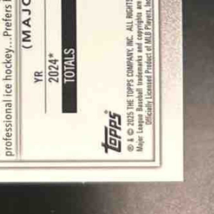 2025 Bowman Chrome Jacob Wilson Image Variation #1 RC Athletics - Sports Cards