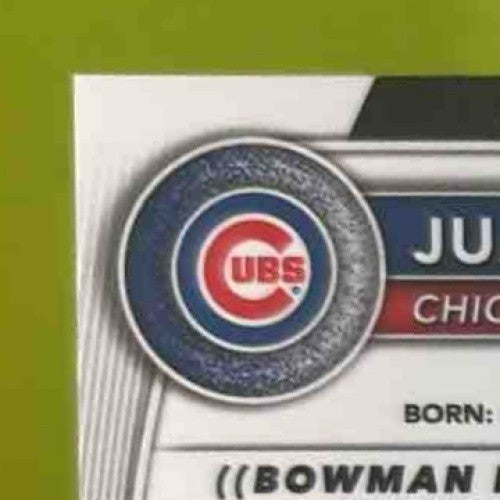 2025 Bowman Chrome Juan Cabada Auto Reptilian Green /99 1st Prospect Cubs - Sports Cards