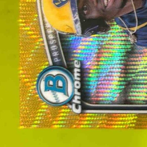 2025 Bowman Chrome Kenny Fenelon Gold Wave /50 #BCP-190 Milwaukee Brewers - Sports Cards