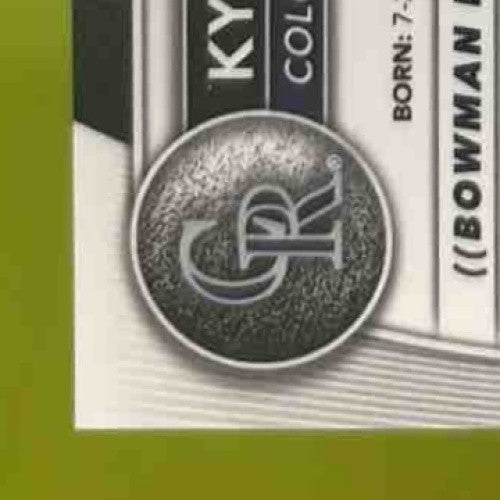 2025 Bowman Chrome Kyle Karros Auto #CPA-KK 1st Prospect Colorado Rockies - Sports Cards