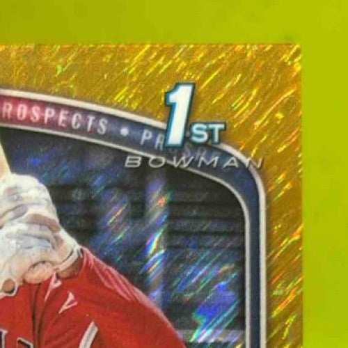 2025 Bowman Chrome Lucas Ramirez Gold Shimmer/50 #BCP-135 1st Prospect Angels - Sports Cards