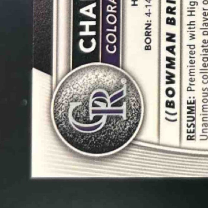 2025 Bowman Chrome Mega Box Charlie Condon Prospect Auto Blue Mojo /150 Rockies - Sports Cards
