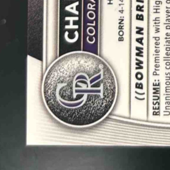2025 Bowman Chrome Mega Box Charlie Condon Prospect Auto Purple Mojo /199 Rockie - Sports Cards