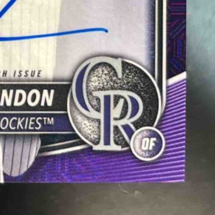 2025 Bowman Chrome Mega Box Charlie Condon Prospect Auto Purple Mojo /199 Rockie - Sports Cards
