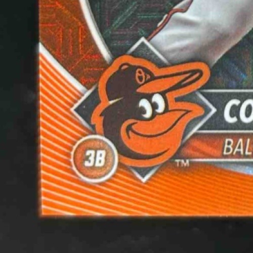 2025 Bowman Chrome Mega Box Coby Mayo Orange Mojo Refractor 5/25 #83 RC Orioles - Sports Cards