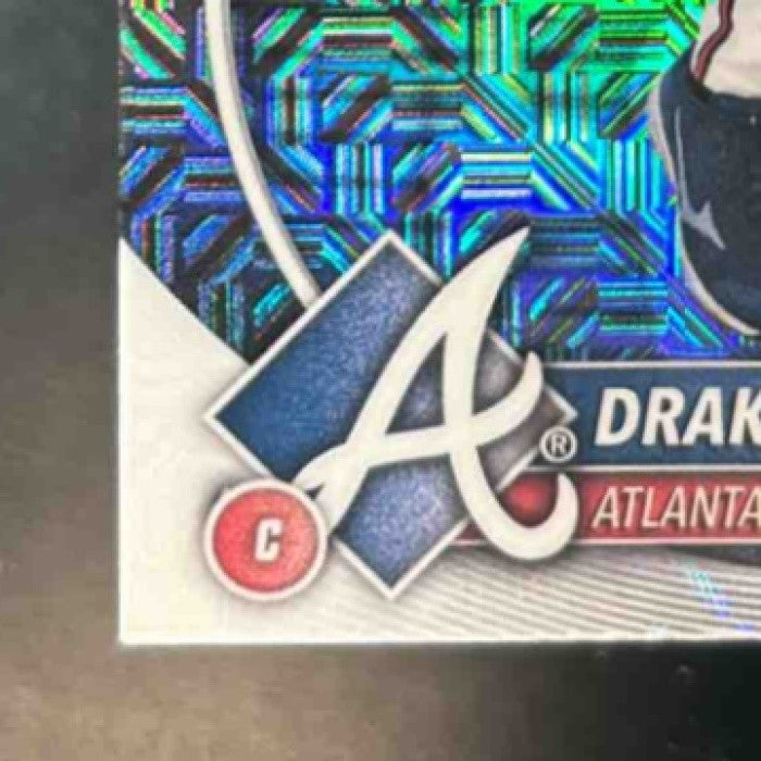 2025 Bowman Chrome Mega Box Drake Baldwin Mojo Refractor #75 RC Atlanta Braves - Sports Cards