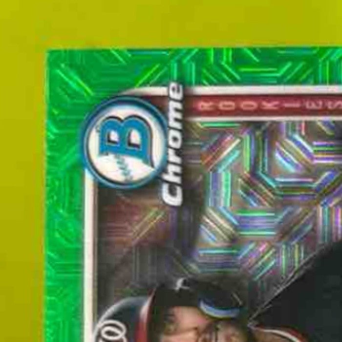 2025 Bowman Chrome Mega Box Dylan Crews Green Mojo /99 #3 RC Nationals - Sports Cards