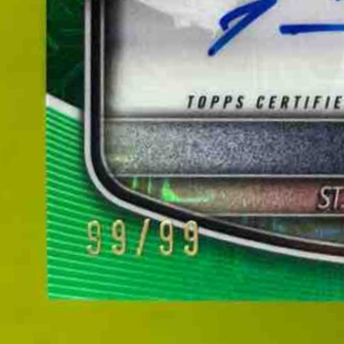 2025 Bowman Chrome Mega Box Tink Hence Prospect Auto Green Mojo /99 Cardinals - Sports Cards