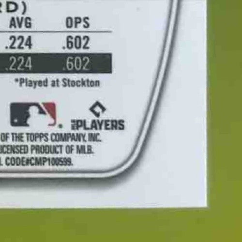 2025 Bowman Chrome Tommy White Auto #CPA-TWH 1st Prospect Athletics - Sports Cards