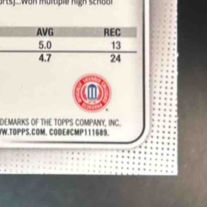 2025 Bowman Chrome University Carson Hansen Aqua Mini-Diamond /325 1st Prospect - Sports Cards