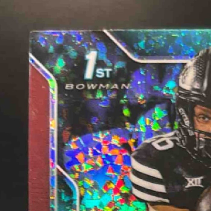 2025 Bowman Chrome University Carson Hansen Aqua Mini-Diamond /325 1st Prospect - Sports Cards