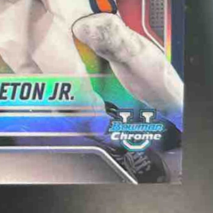 2025 Bowman Chrome University Eric Singleton Jr. Prospects White /15 #186 Tigers - Sports Cards