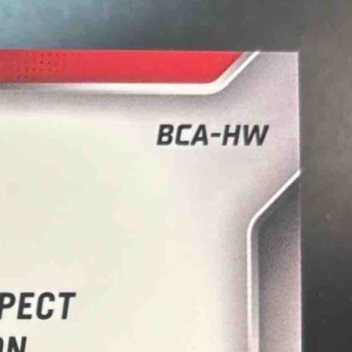2025 Bowman Chrome University Harrison Wallace III Prospect Auto Orange /25 - Sports Cards