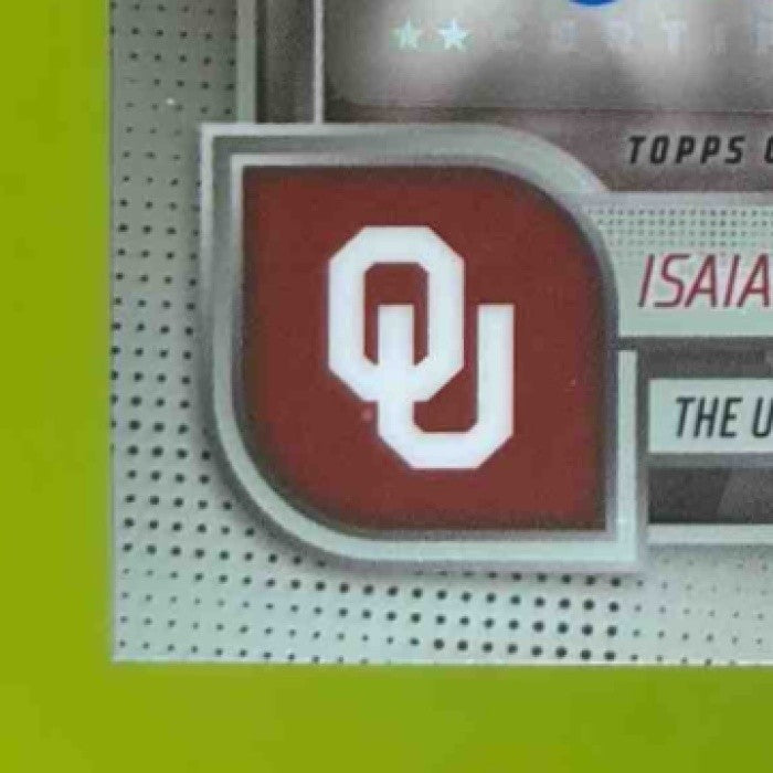 2025 Bowman Chrome University Isaiah Sategna Prospect Auto Oklahoma Sooners - Sports Cards